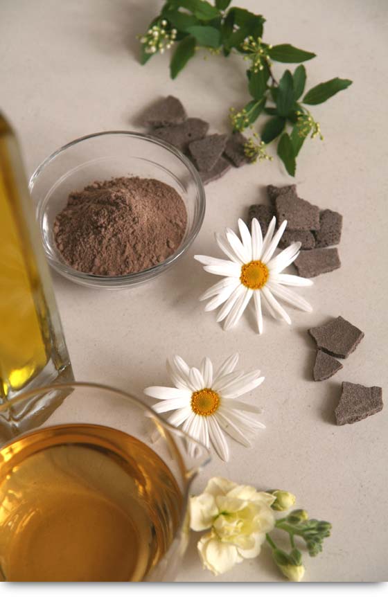 ガスール粉末と固形