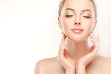 肌の美しい女性