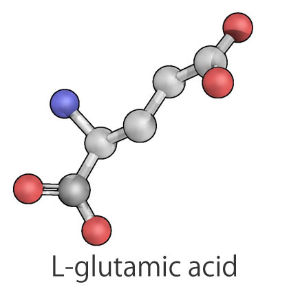 グルタミン酸構造式