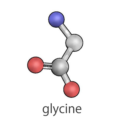 グリシン構造式