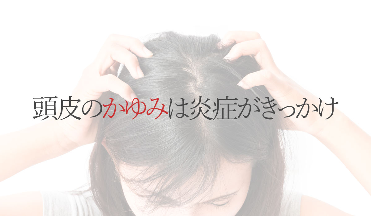 頭皮のかゆみは炎症がきっかけ