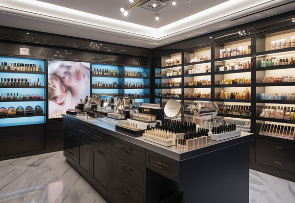 デパートのコスメ売り場