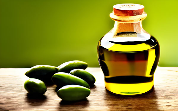 オリーブの実とオイル