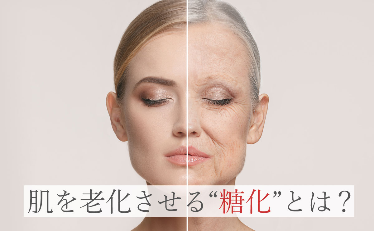肌を老化させる糖化とは？