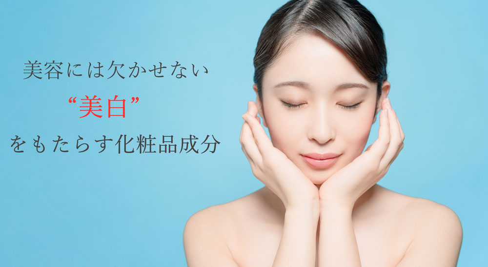 美容には欠かせない美白をもたらす化粧品成分