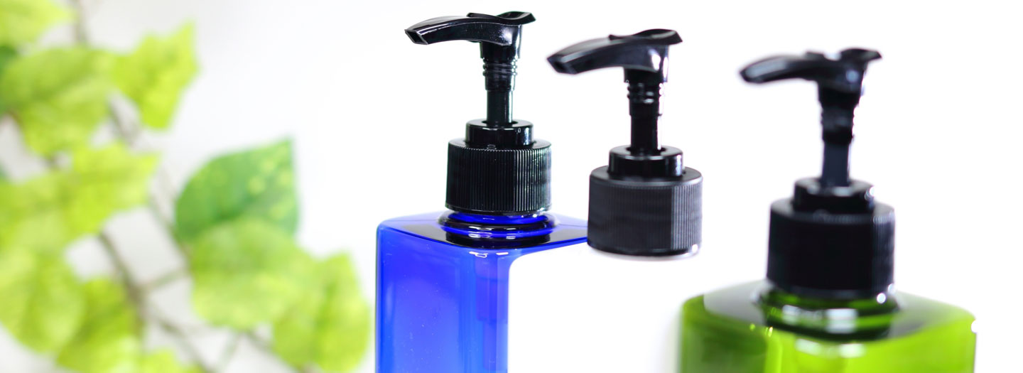 ボディソープの容器3つ