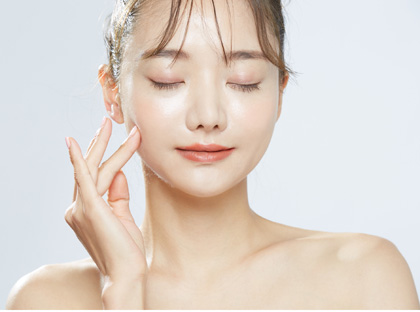 潤った女性の肌