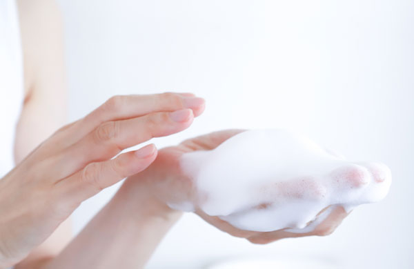 洗顔のための泡