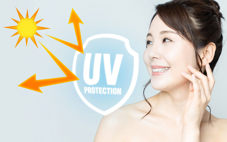 紫外線から肌を守る