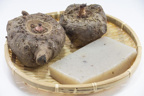 こんにゃく芋と生芋こんにゃく